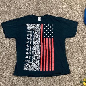 American flag shirt